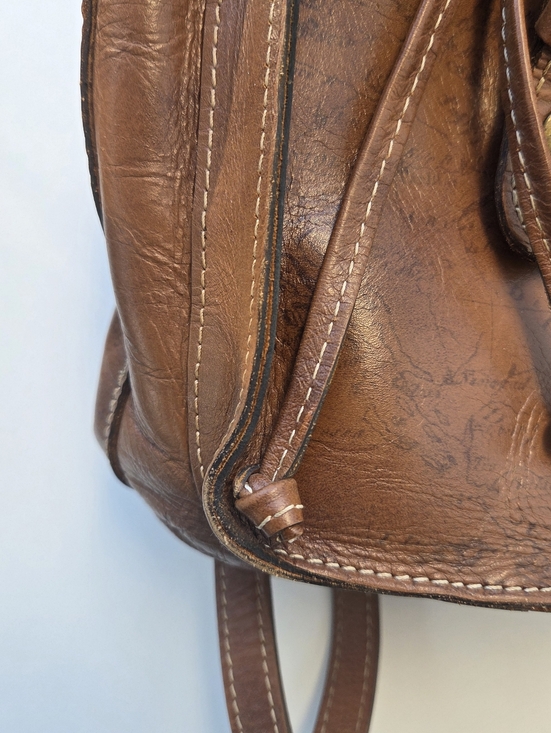 Patricia Nash leather Aberdeen Map Embossed collection backpack main image 4